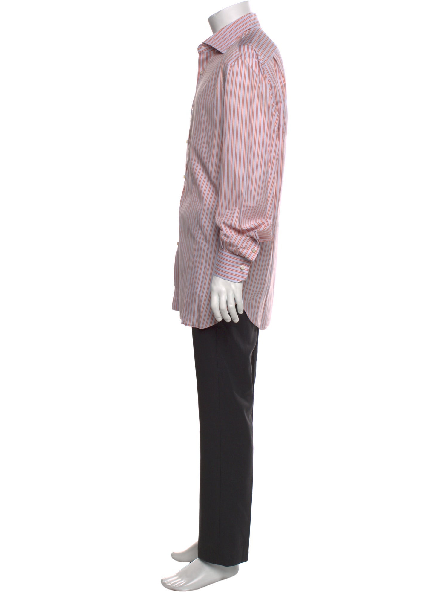 Isaia Striped Long Sleeve Shirt