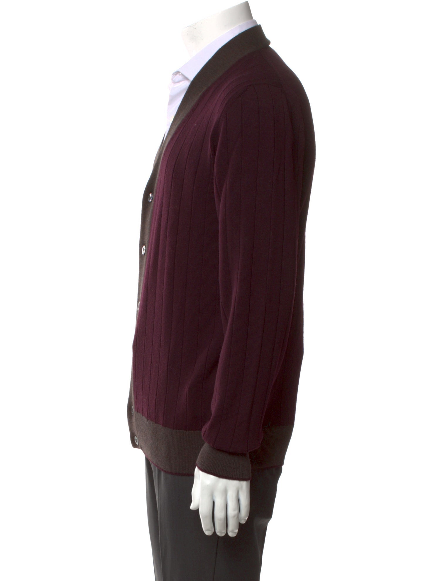 Isaia Cashmere V-Neck Cardigan