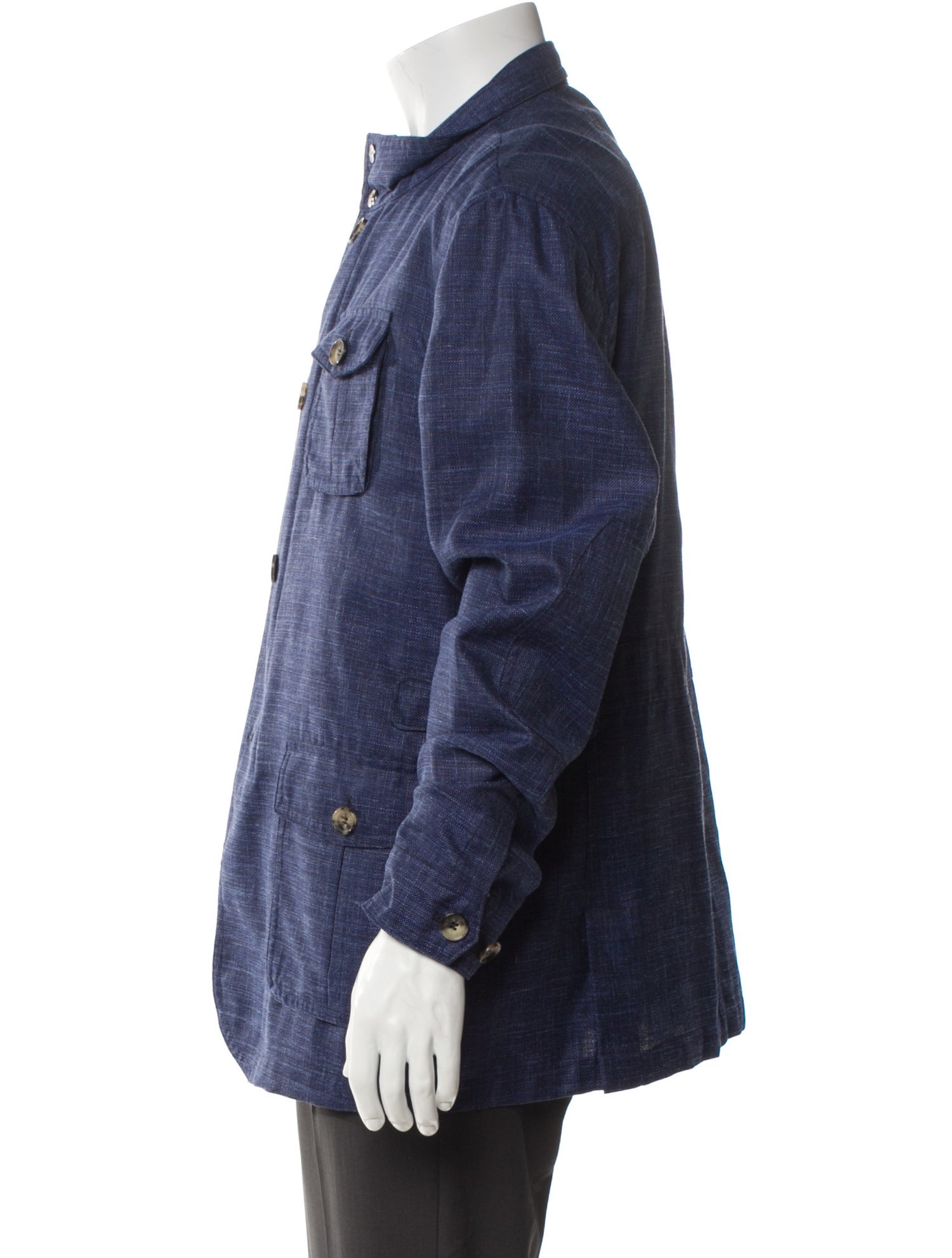 Isaia Wool Trucker Jacket