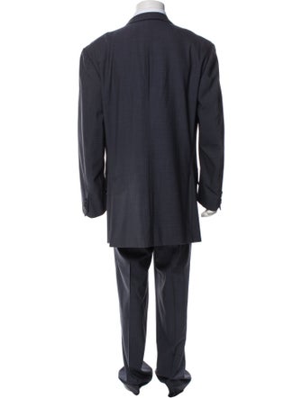 Isaia Wool Two-Piece Suit Vest