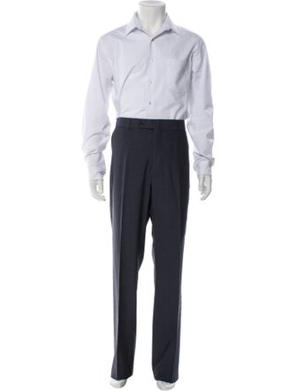 Isaia Wool Two-Piece Suit Vest