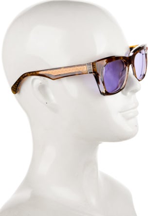 Isaia Wayfarer Tinted Sunglasses