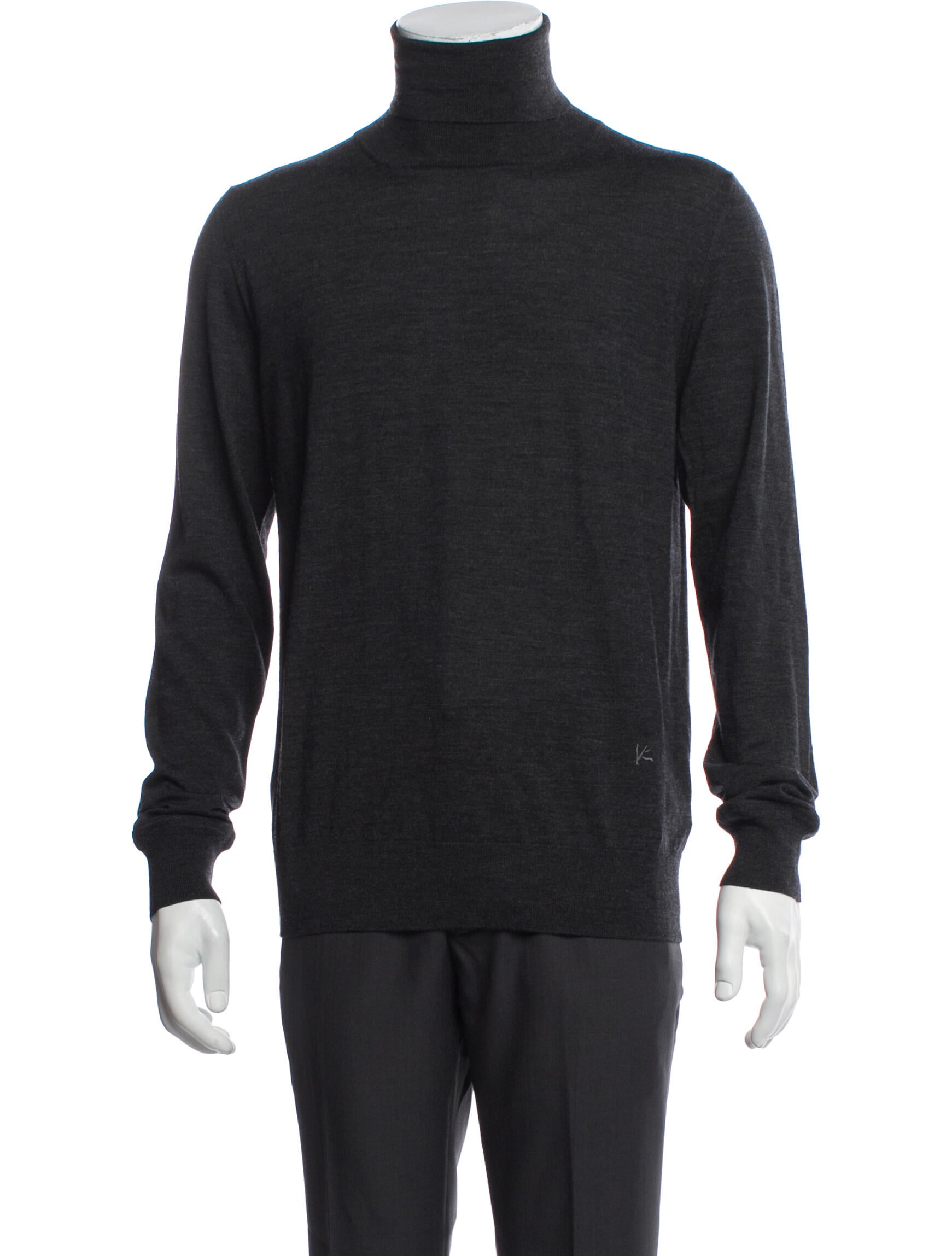 Isaia Wool Turtleneck T-Shirt
