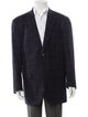 Isaia Cashmere Plaid Print Blazer