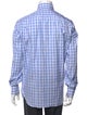 Isaia Plaid Print Long Sleeve Shirt