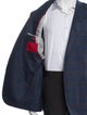 Isaia Silk Plaid Print Blazer
