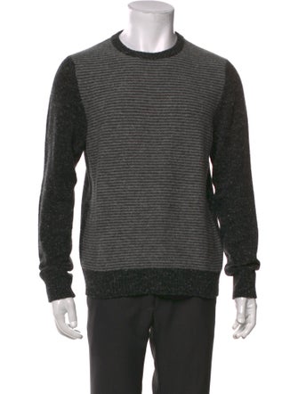 Isaia Cashmere Colorblock Pattern Pullover