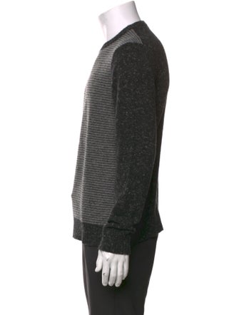 Isaia Cashmere Colorblock Pattern Pullover