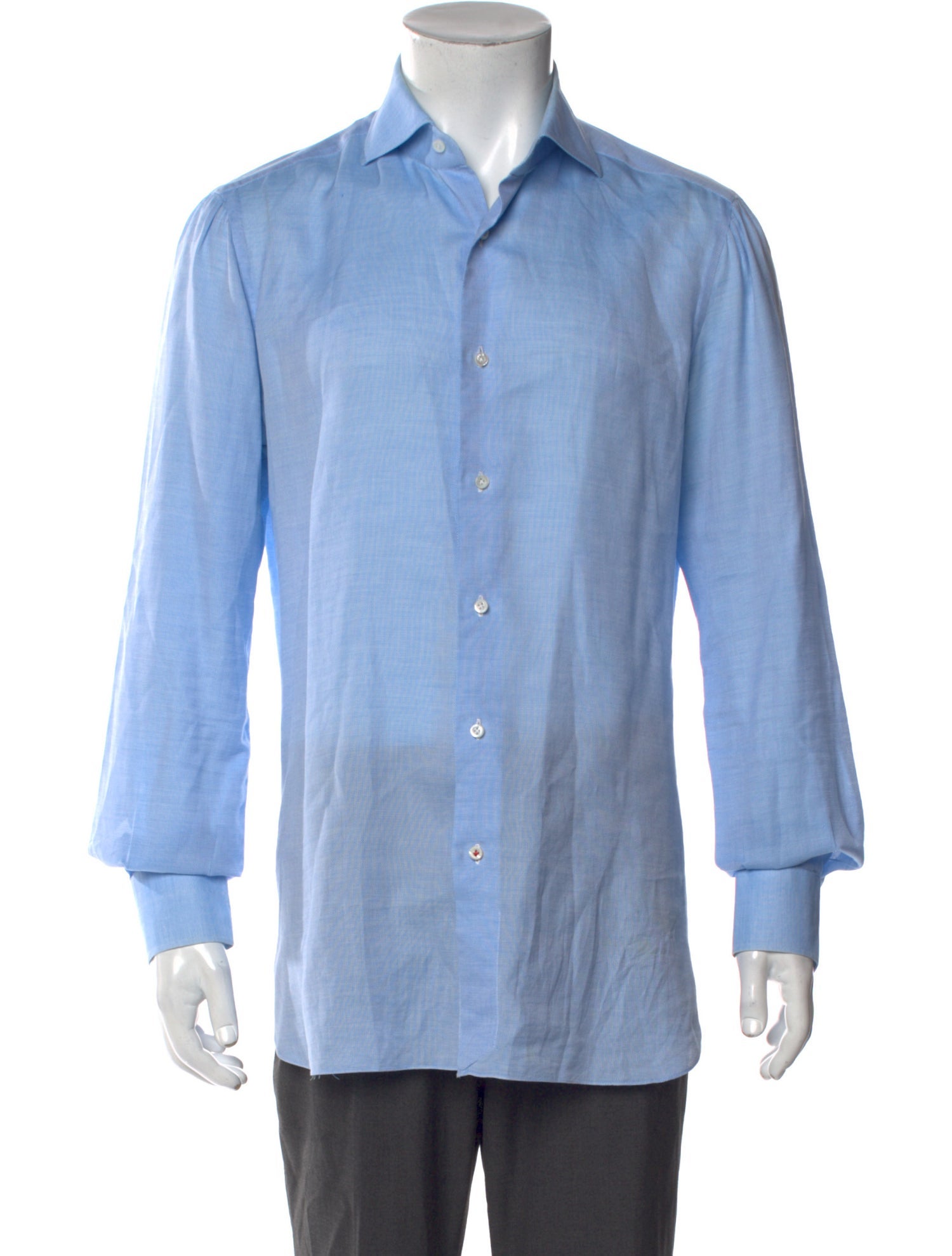 Isaia Long Sleeve Dress Shirt
