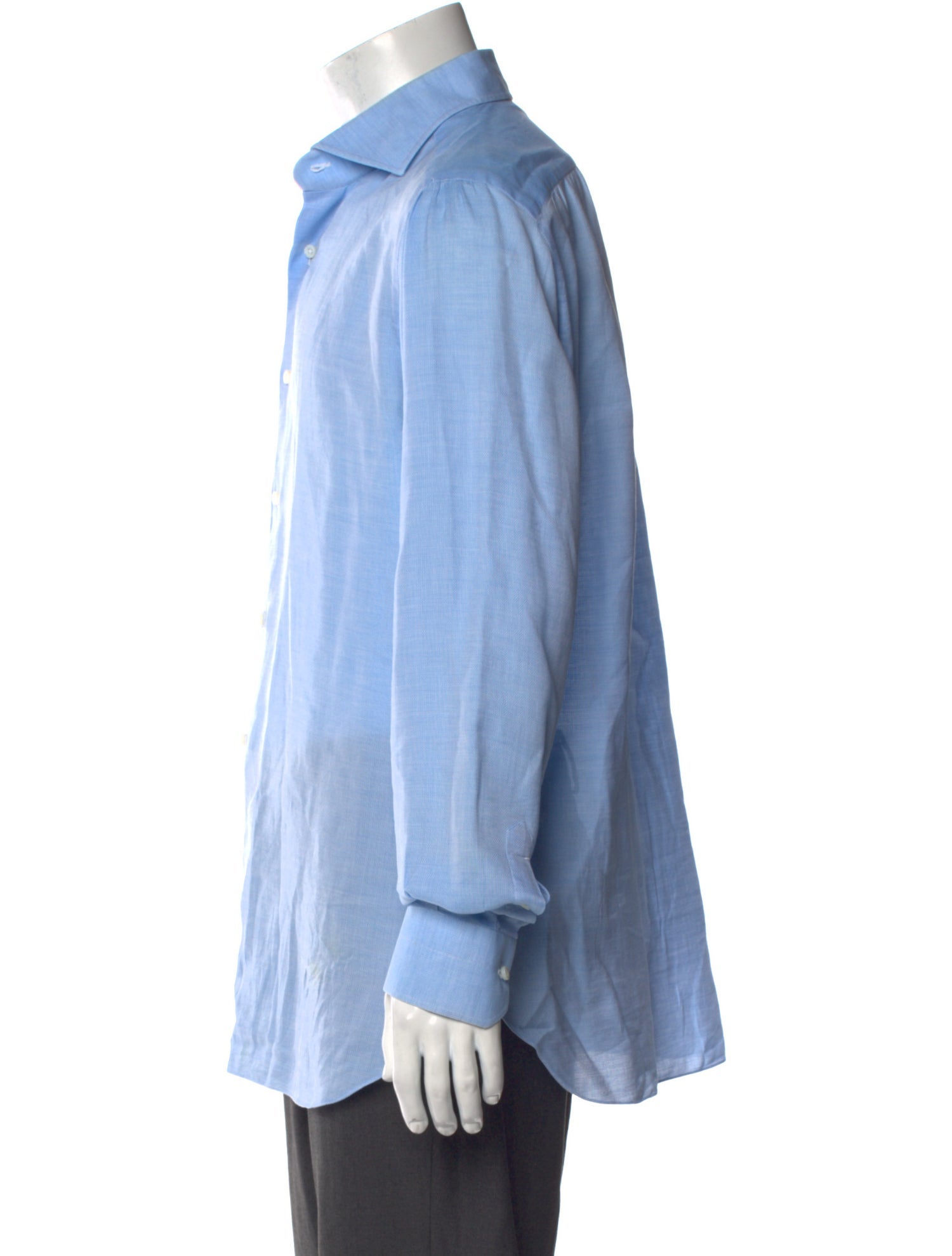 Isaia Long Sleeve Dress Shirt