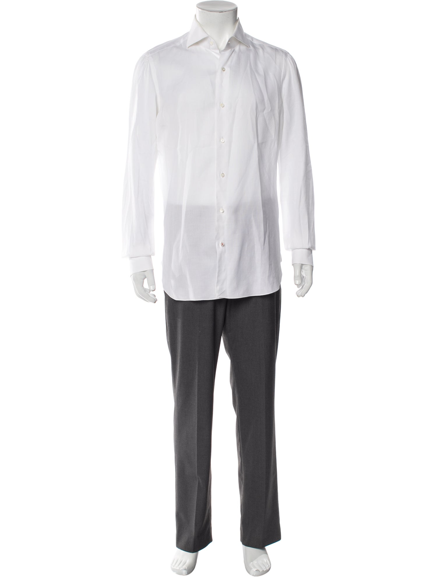 Isaia Long Sleeve Dress Shirt