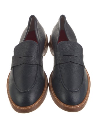 Isaia Leather Loafers