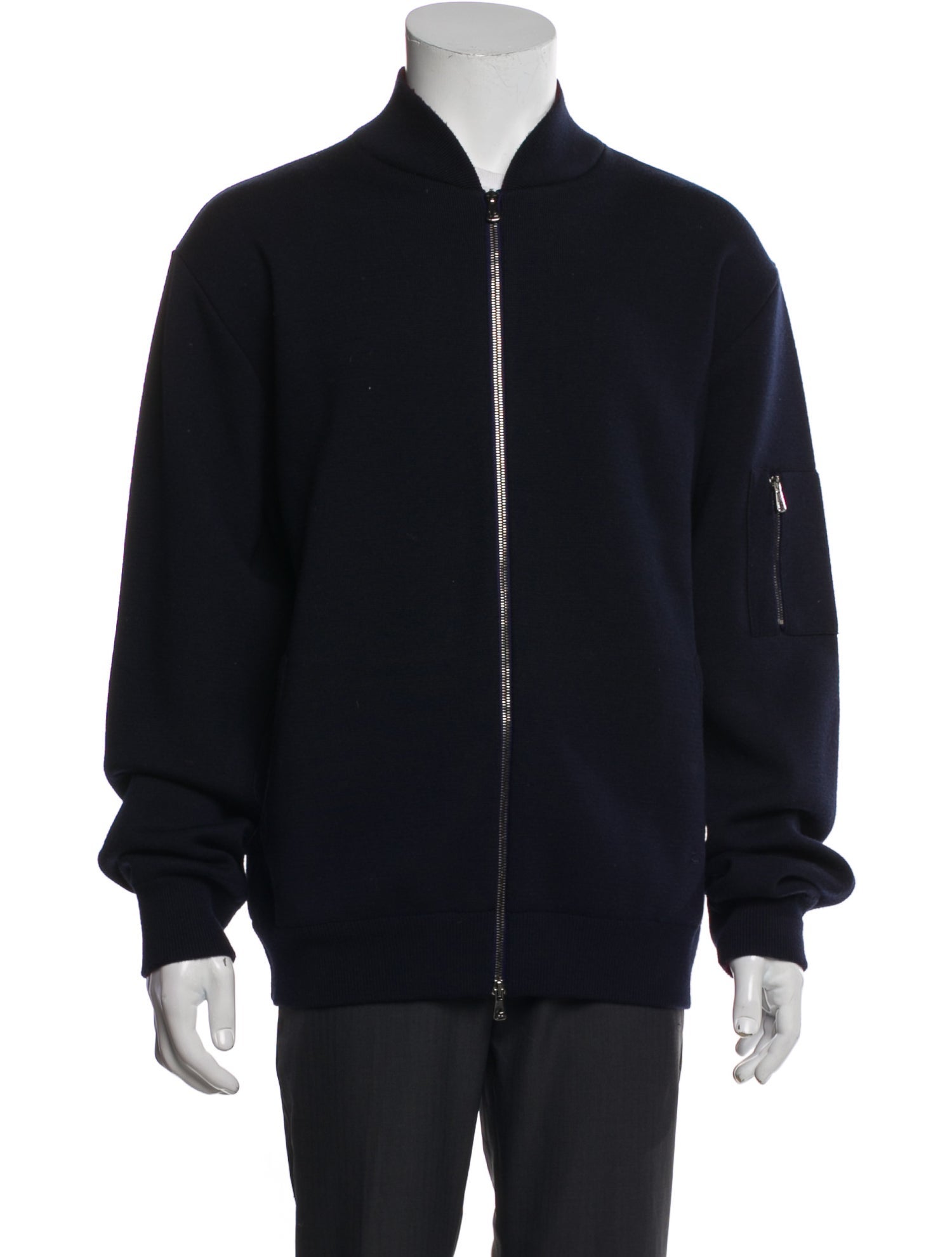 Isaia Wool Bomber Jacket