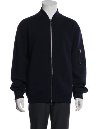 Isaia Wool Bomber Jacket