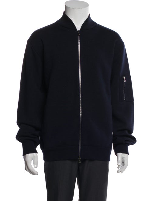 Isaia Wool Bomber Jacket