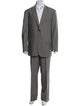 Isaia Wool Striped Two-Piece Suit