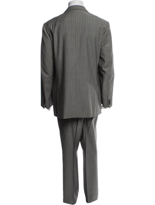 Isaia Wool Striped Two-Piece Suit