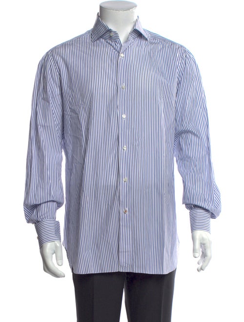 Isaia Striped Long Sleeve Shirt