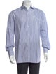 Isaia Striped Long Sleeve Shirt
