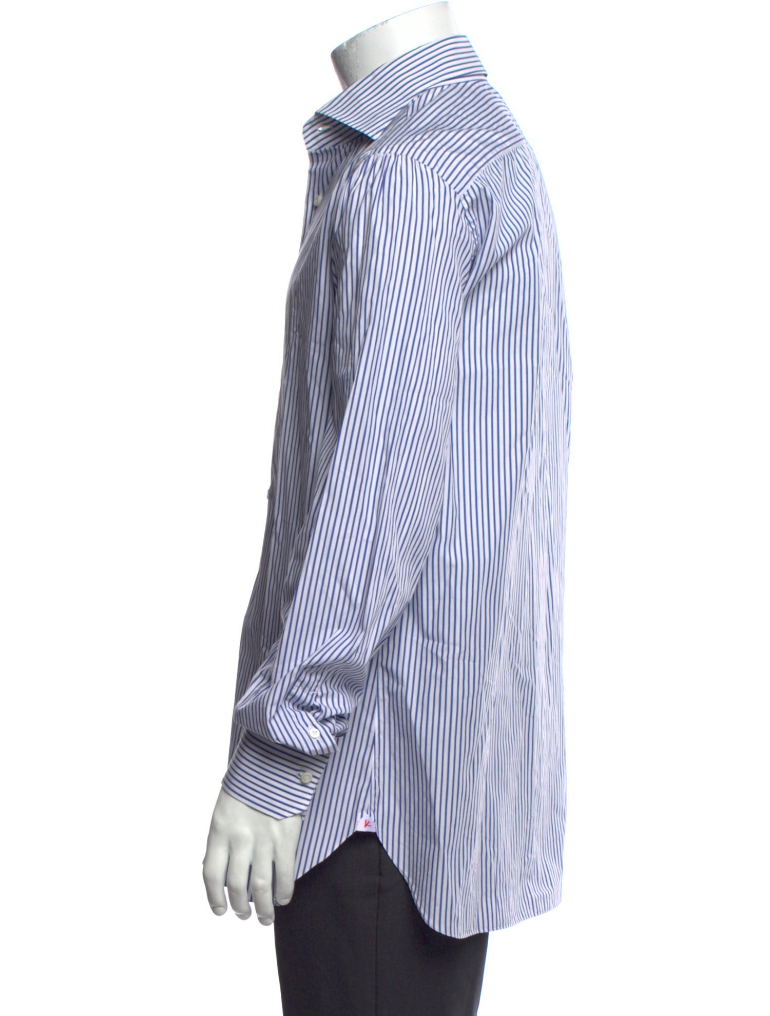 Isaia Striped Long Sleeve Shirt