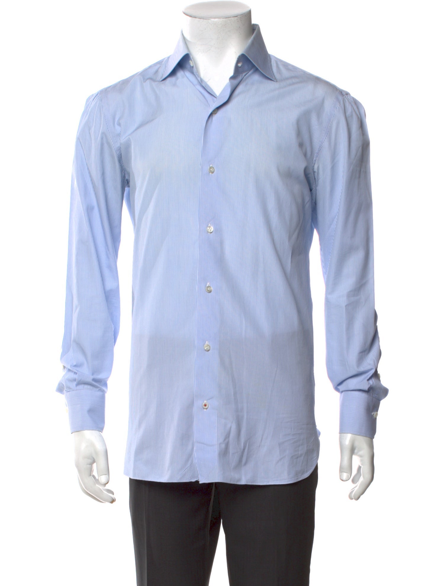 Isaia Striped Long Sleeve Shirt