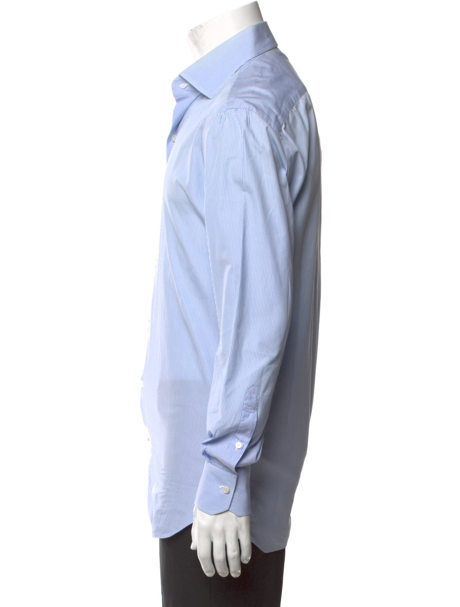 Isaia Striped Long Sleeve Shirt