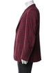 Isaia Wool Plaid Print Peacoat