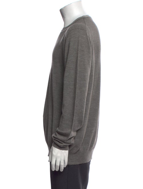 Isaia Wool Crew Neck Pullover