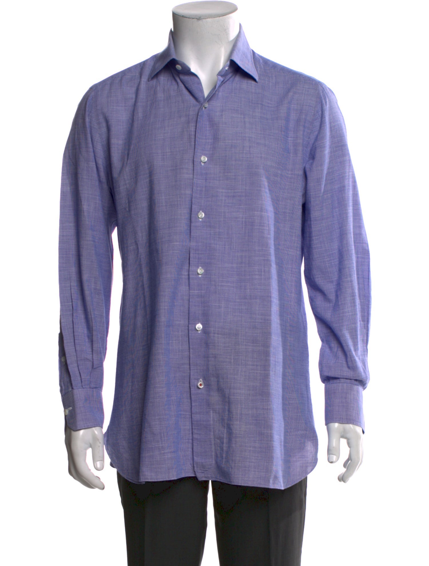 Isaia Long Sleeve Dress Shirt
