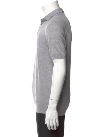 Isaia Collar Short Sleeve Polo Shirt