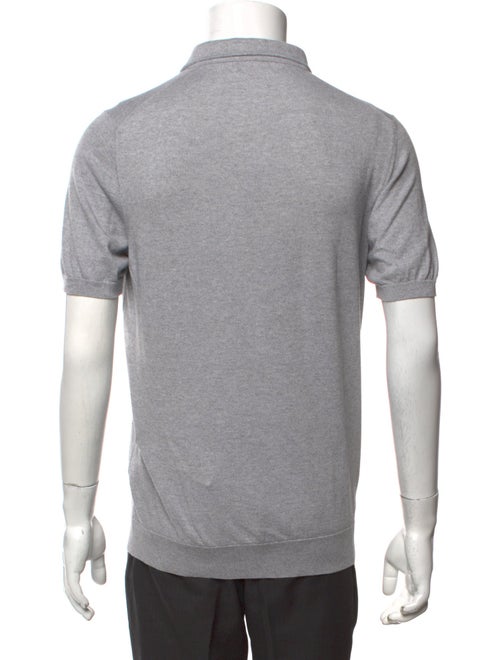 Isaia Collar Short Sleeve Polo Shirt