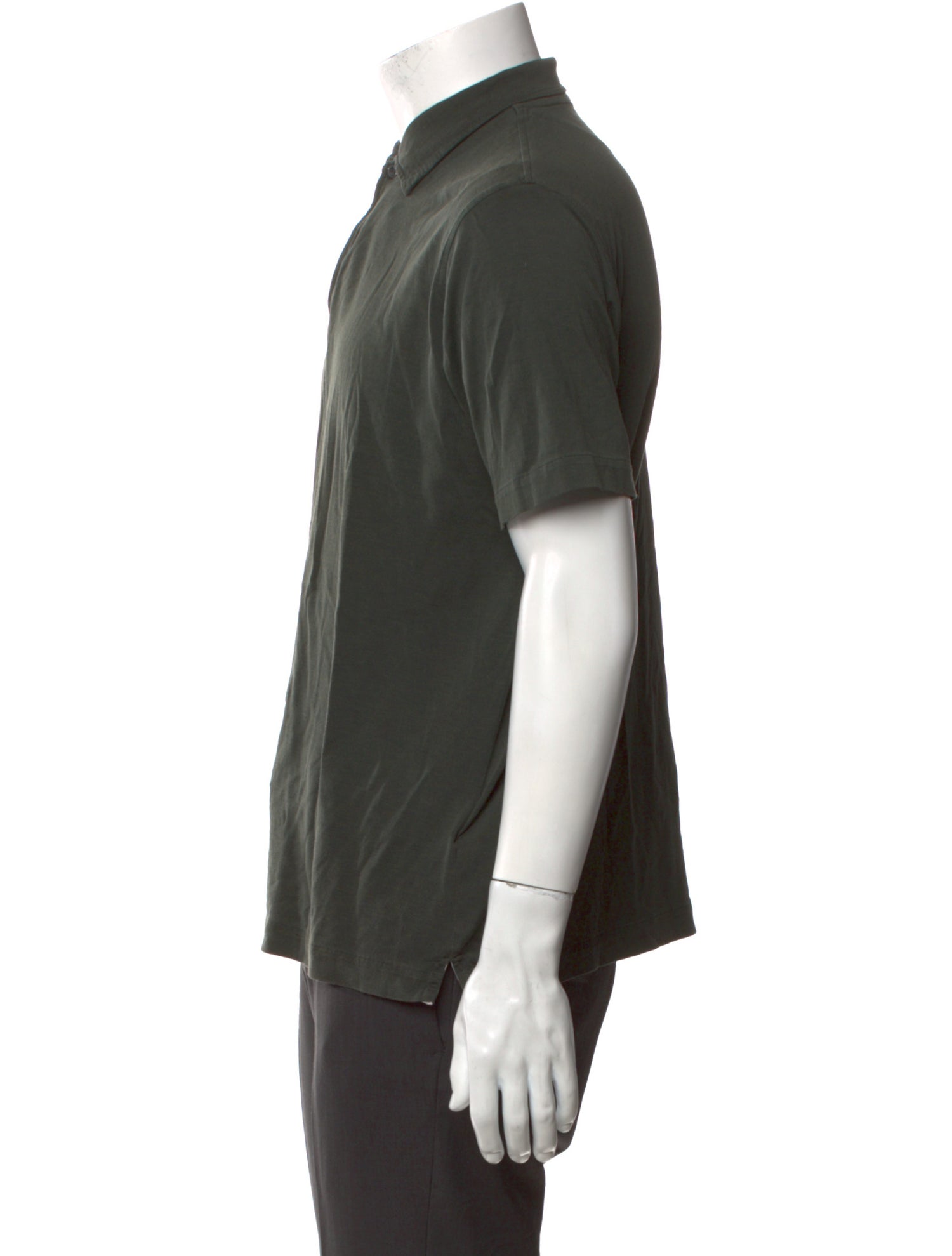 Isaia Silk Collar Polo Shirt