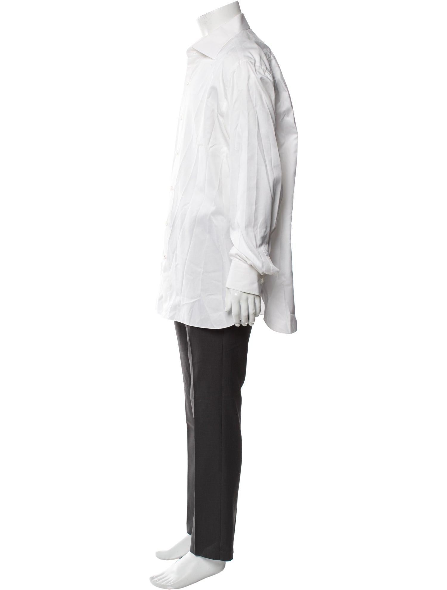 Isaia Long Sleeve Tuxedo Shirt