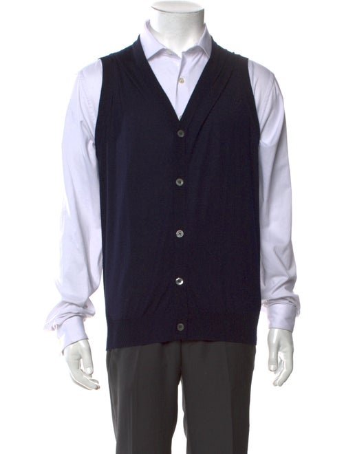 Isaia Cashmere V-Neck Sweater Vest