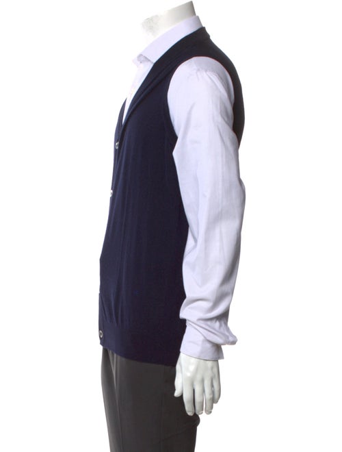 Isaia Cashmere V-Neck Sweater Vest