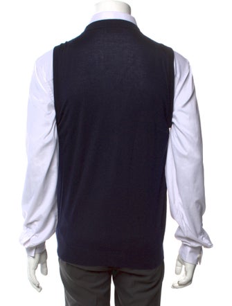 Isaia Cashmere V-Neck Sweater Vest