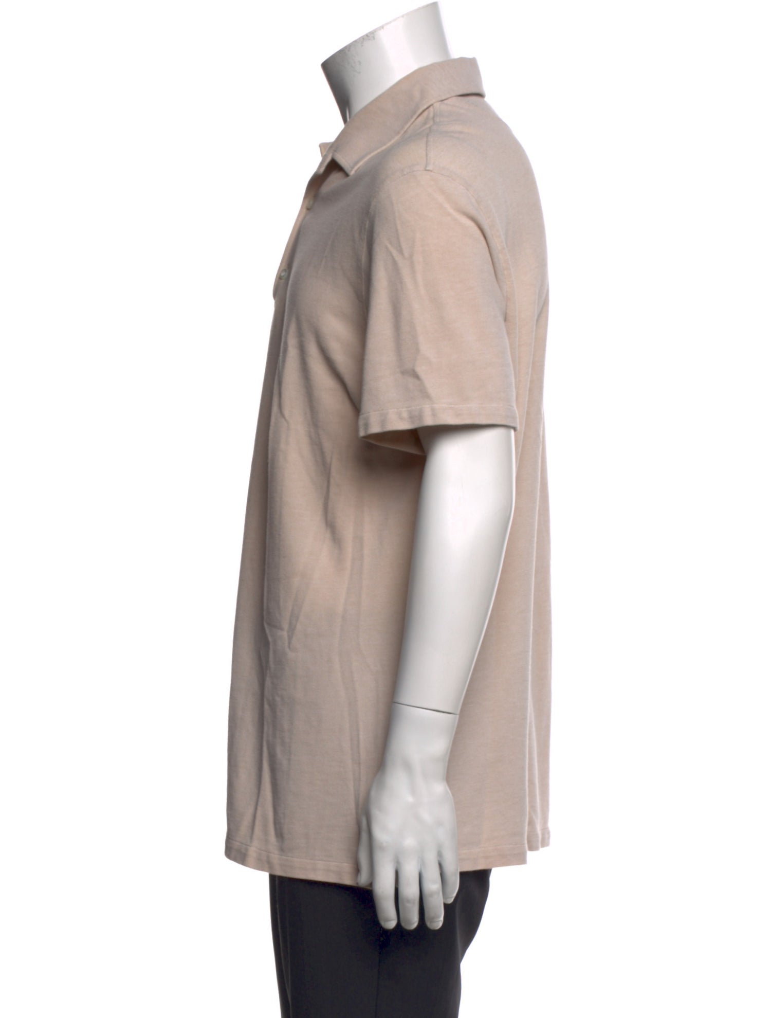 Isaia Crew Neck Short Sleeve Polo Shirt