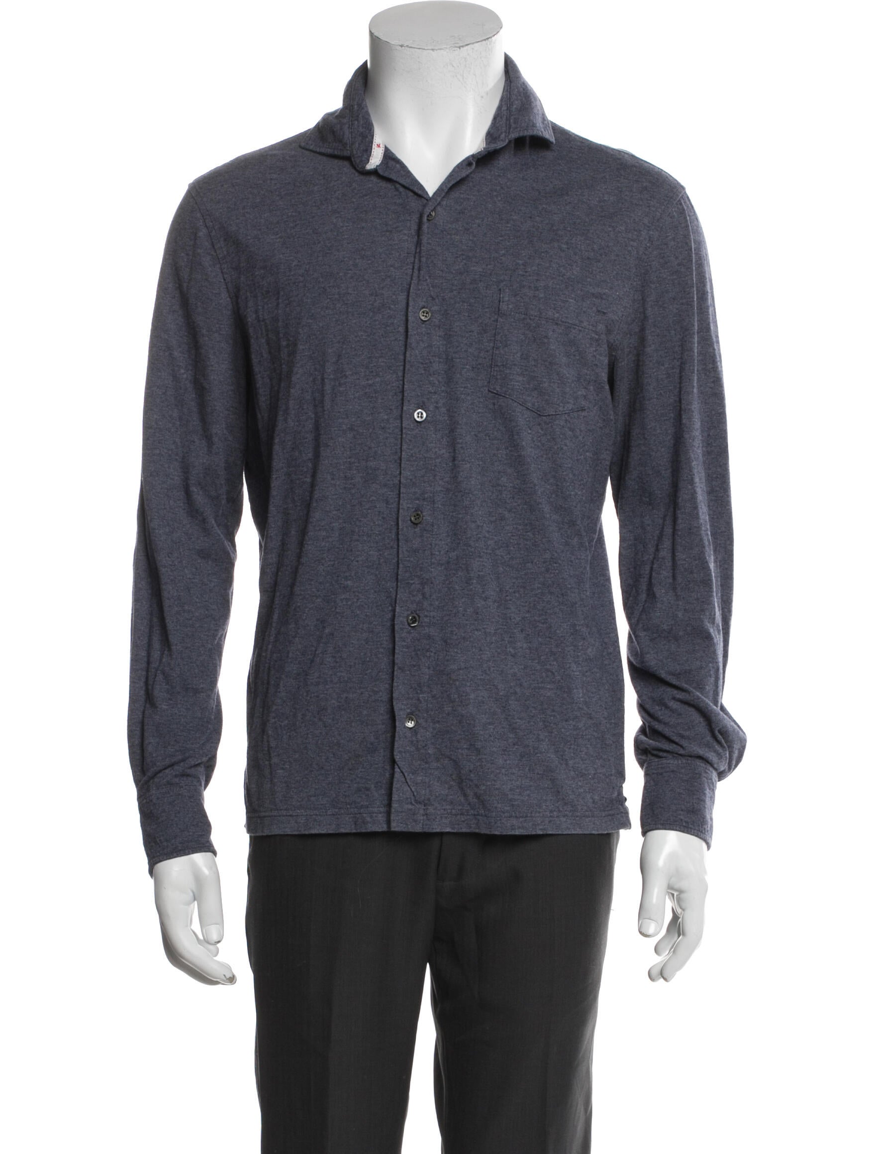 Isaia Long Sleeve Dress Shirt