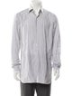 Isaia Striped Long Sleeve Dress Shirt