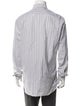 Isaia Striped Long Sleeve Dress Shirt
