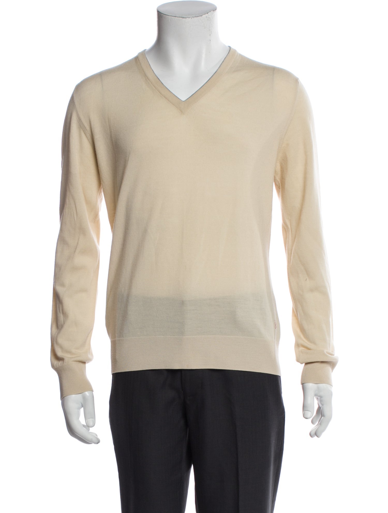 Isaia Wool V-Neck Pullover