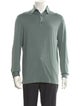 Isaia Silk Crew Neck Polo Shirt
