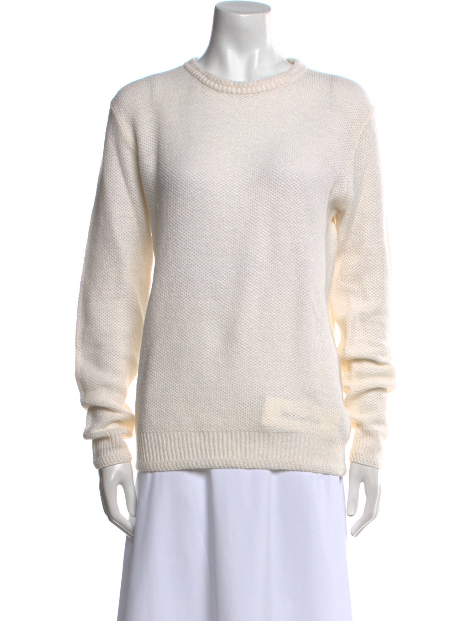 Isaia Linen Crew Neck Sweater