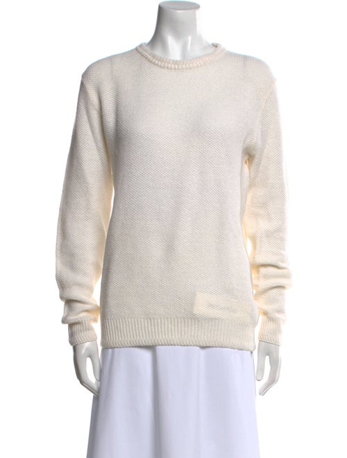 Isaia Linen Crew Neck Sweater