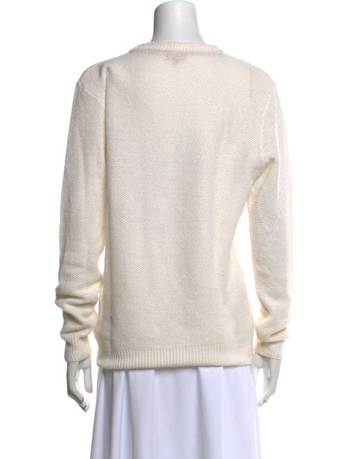Isaia Linen Crew Neck Sweater
