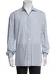 Isaia Plaid Print Long Sleeve Dress Shirt