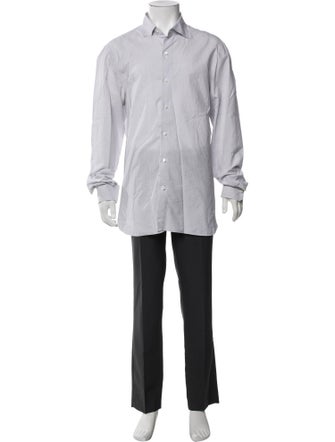 Isaia Long Sleeve Dress Shirt