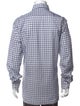 Isaia Plaid Print Long Sleeve Dress Shirt