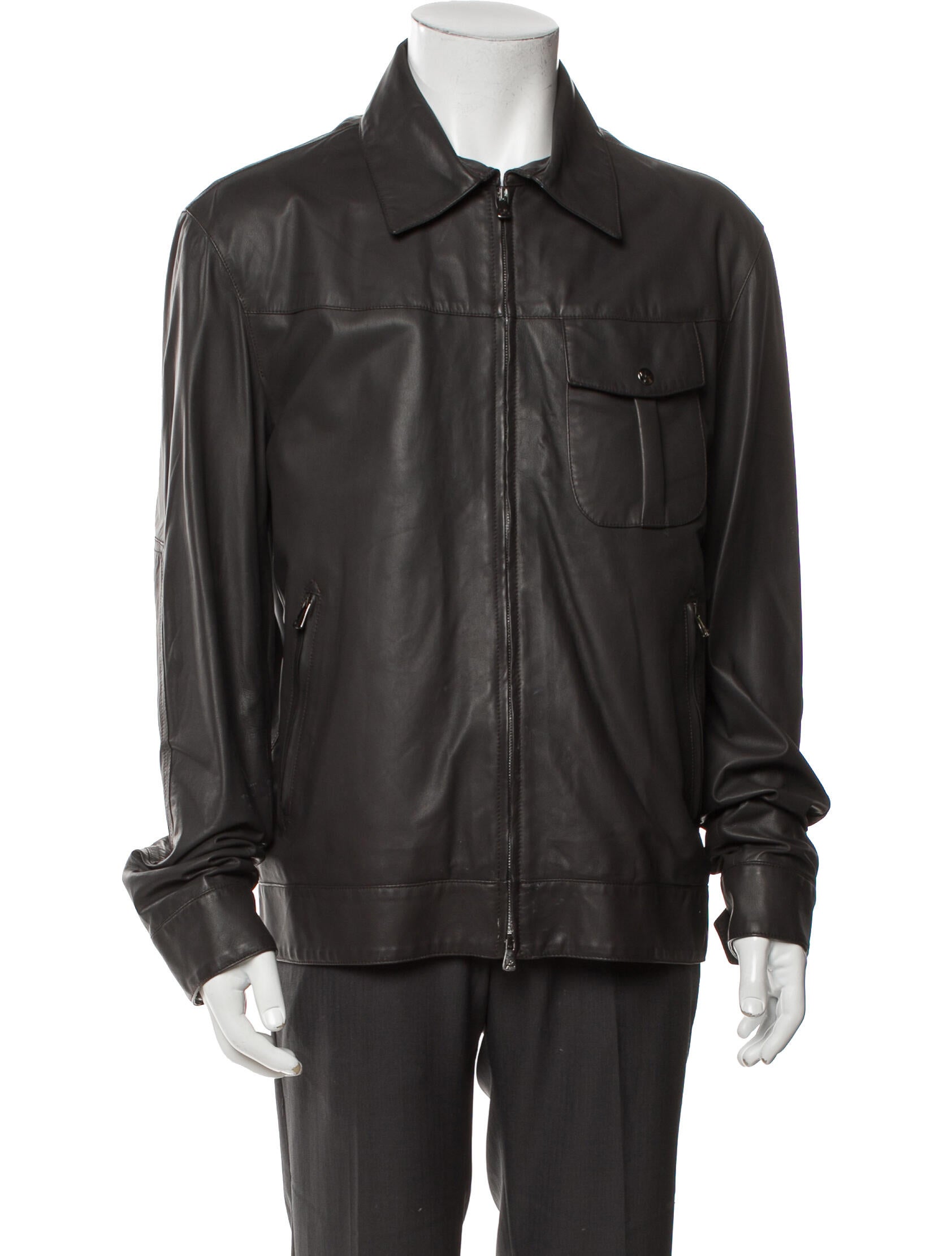 Isaia Suede Utility Jacket