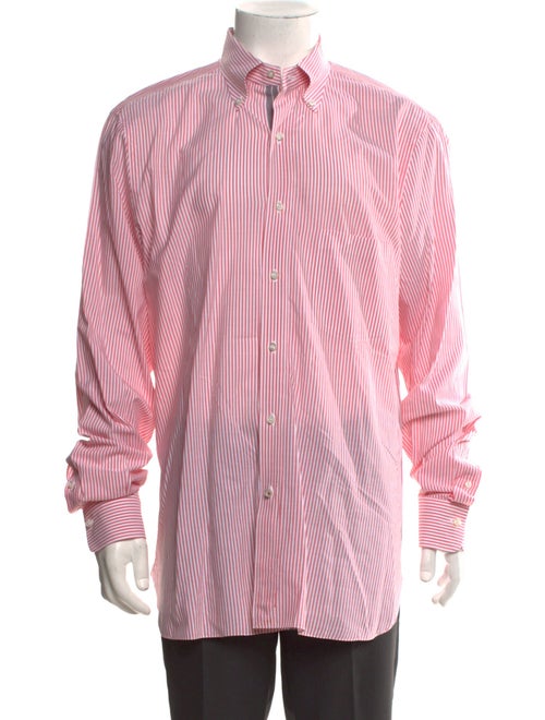 Isaia Striped Long Sleeve Shirt